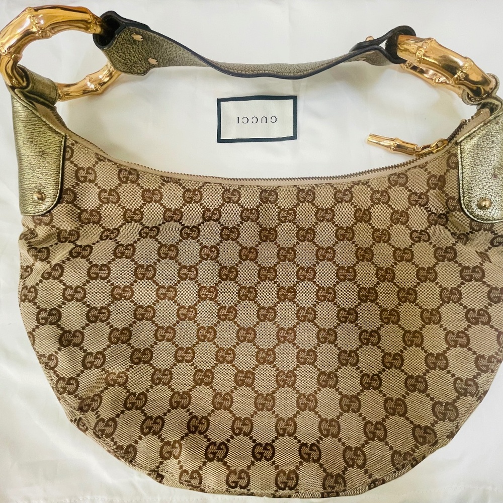 GUCCI Bamboo Ring Hobo